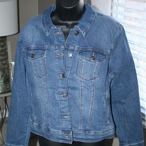 Nine West Denim Jacket - NWT Size Large